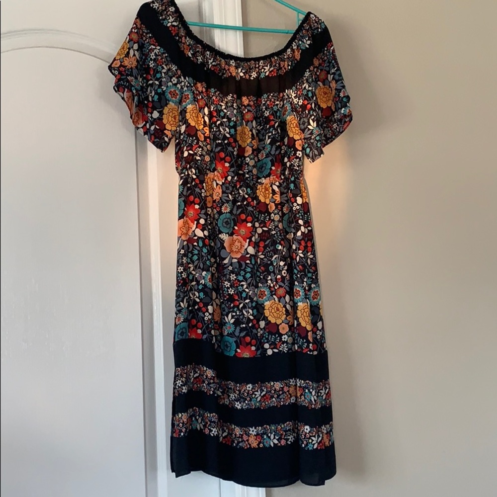 Loft floral of the shoulder dress MP